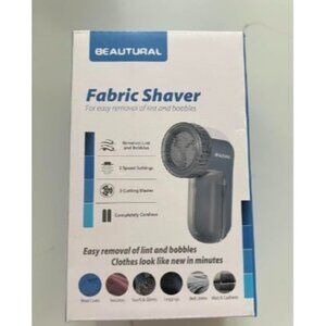 New Fabric Shaver and Lint Remover, Sweater Defuzzer with 2-Speeds